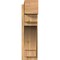 Ekena Millwork Merced Block Rough Sawn Outlooker, Western Red Cedar, 8"W x 28"D x 28"H OUT08X28X28MRC05RWR - alternate 3